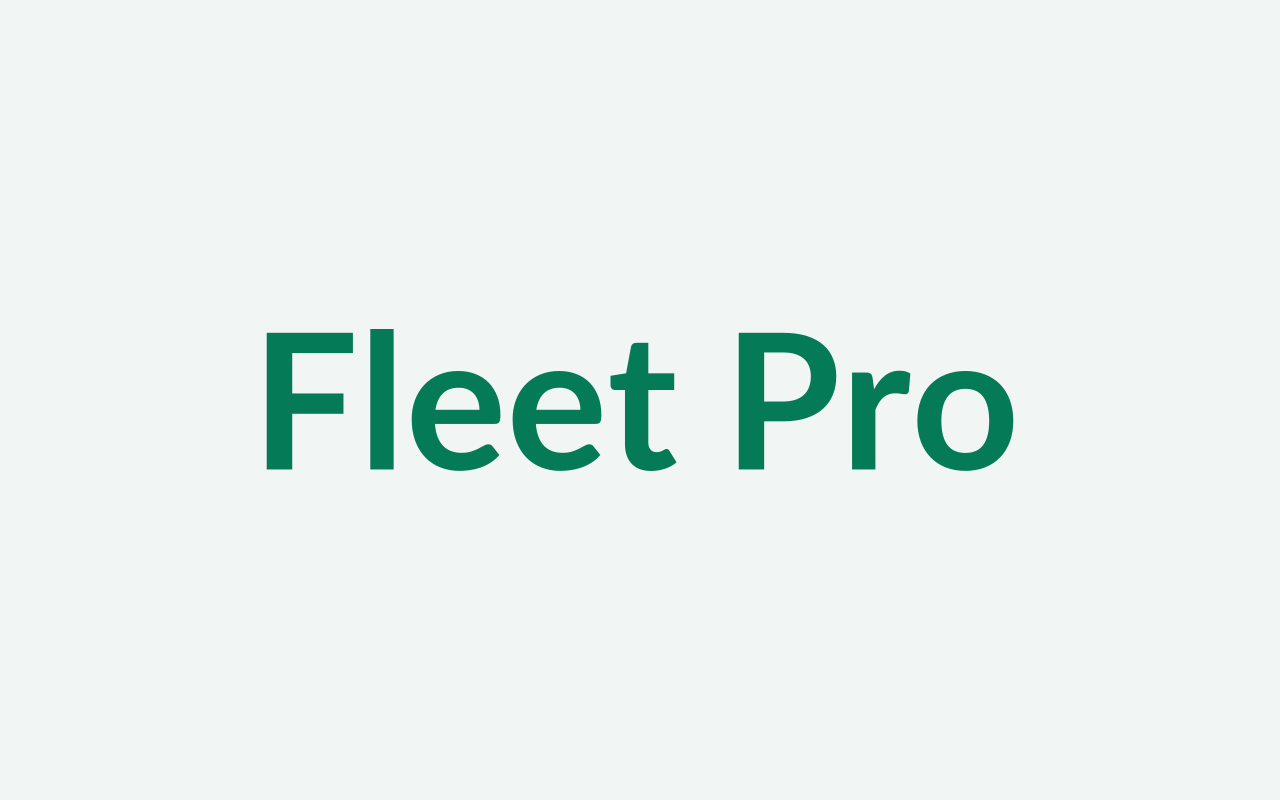 Pratinjau template Fleet Pro