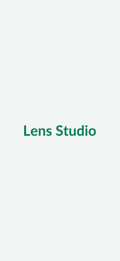 Pratinjau ponsel template Lens Studio