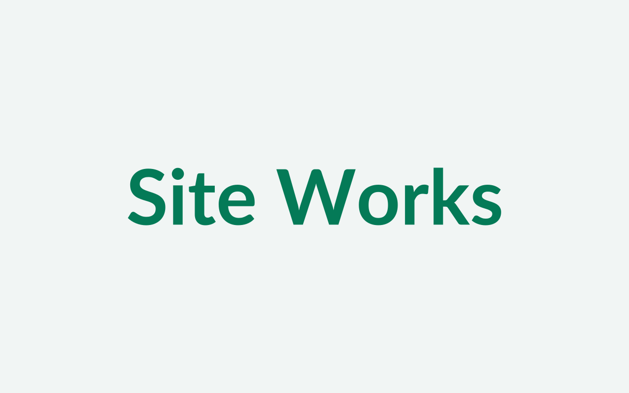 Pratinjau template Site Works