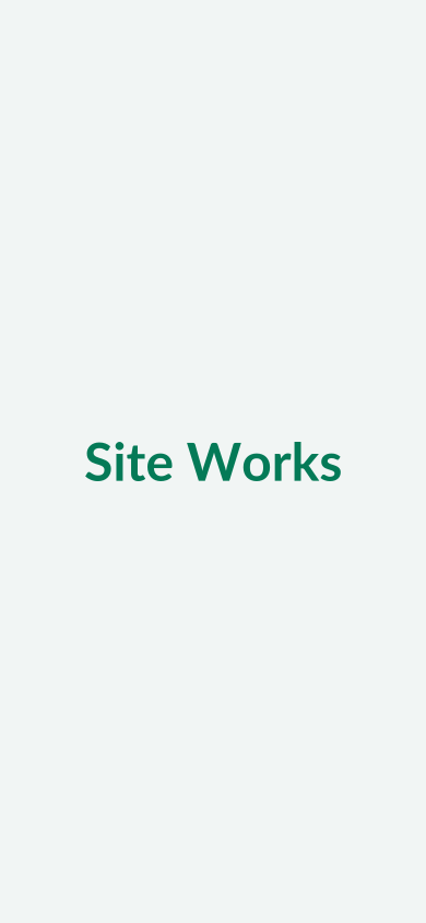 Pratinjau ponsel template Site Works